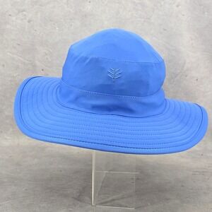 Coolibar Kid's Youth Surfs Up‎ Bucket Blue Hat S / M Outdoor Wear Cap UPF 50+